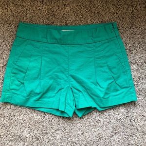 J CREW pleated short in turquoise